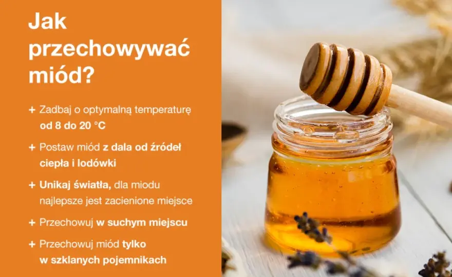 Jak przechowywać miód, by nie tracił smaku i nie fermentował?